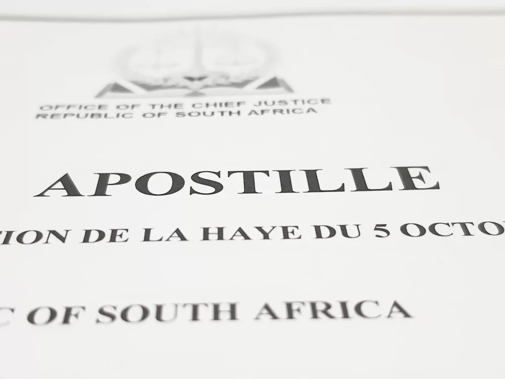 Court Document Apostille South Africa-pretoria-johannesburg-capetown-durban